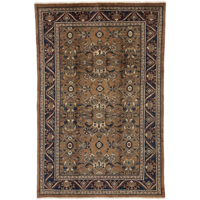 Late 20th Century Vintage Persian Mahal Rug - 06'08 x 10'02 For Sale - Image 5 of 5