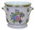 Late 20th Century Herend Porcelain Queen Victoria 7214 Cachepot Vase Bowl Pot Jardiniere 7" For Sale