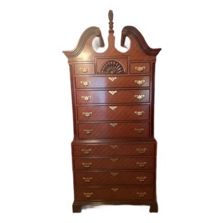 Ralph Lauren - 1991 Home Collection - Tartan Plaid Highboy For Sale