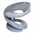 Fully Authenticated 1980s Postmodern Jaymar Spiral Ribbon Chair For Sale