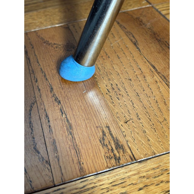 Metal 1 Vintage Herman Miller Style Chair by Virco … in Desirable … Blue …Designed by Richard Holbrook For Sale - Image 7 of 12