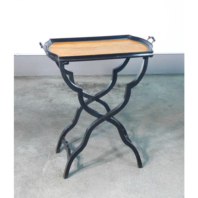 Napoleon III Folding Service Table, 1800s For Sale - Image 5 of 18