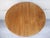 1980s Small Round-Oval Extendable Table in Hardwood, 1970s For Sale - Image 5 of 18