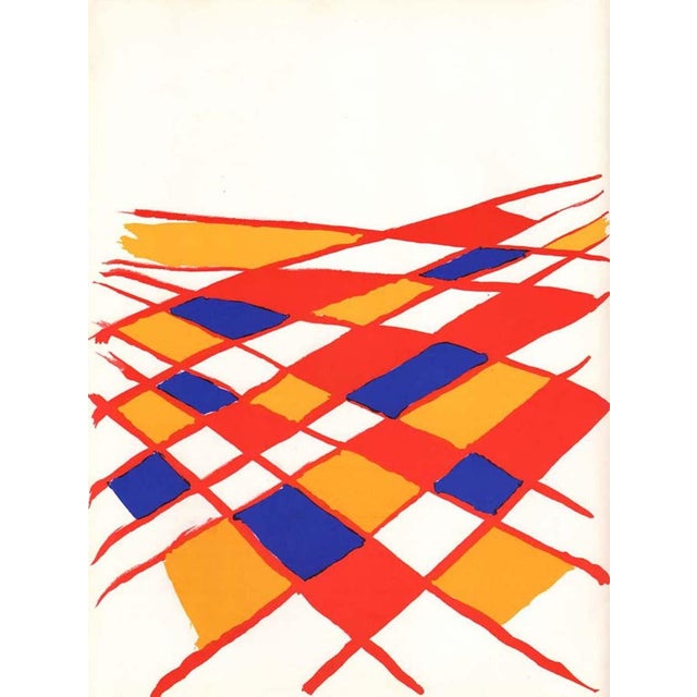 Artist: Alexander Calder Country: USA Title: Untitled DM01190 Medium: Original Lithograph Marks: Not signed, not numbered...
