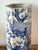Blue Vintage Asian Blossom Blue and White Umbrella Stand For Sale - Image 8 of 12