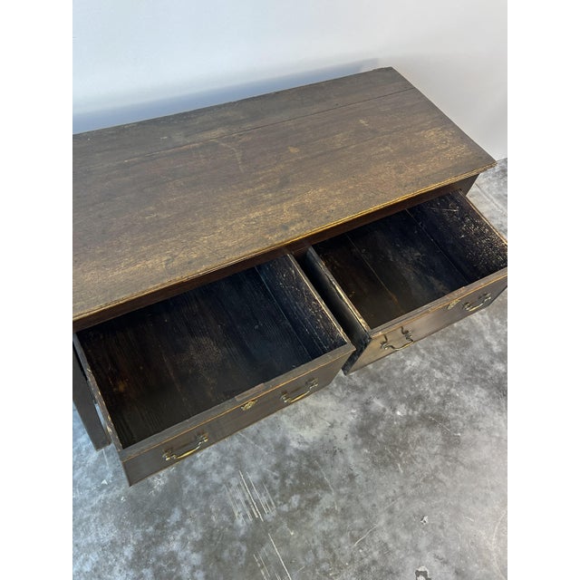 Wood 18th Century English Oak Server/Console Table For Sale - Image 7 of 7