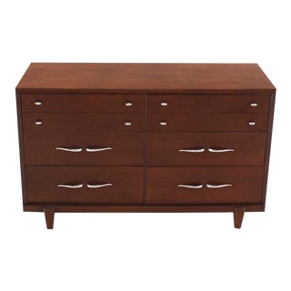 Mid-Century Modern Brown Dresser For Sale