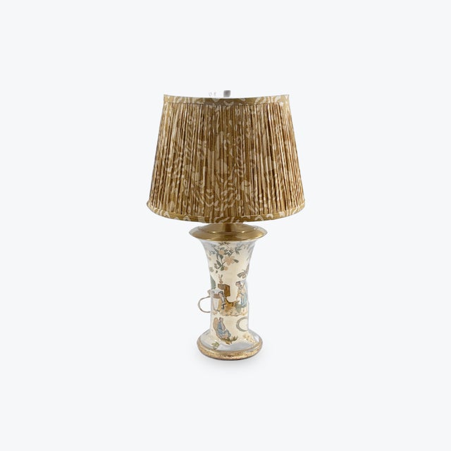 Charming pair of decoupage lamps from the Susie Hilfiger Collection. measurements are 15" tall x 6 1/2" wide.