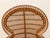 Mid 20th Century Vintage 1970s Wicker Peacock Chair For Sale - Image 5 of 11