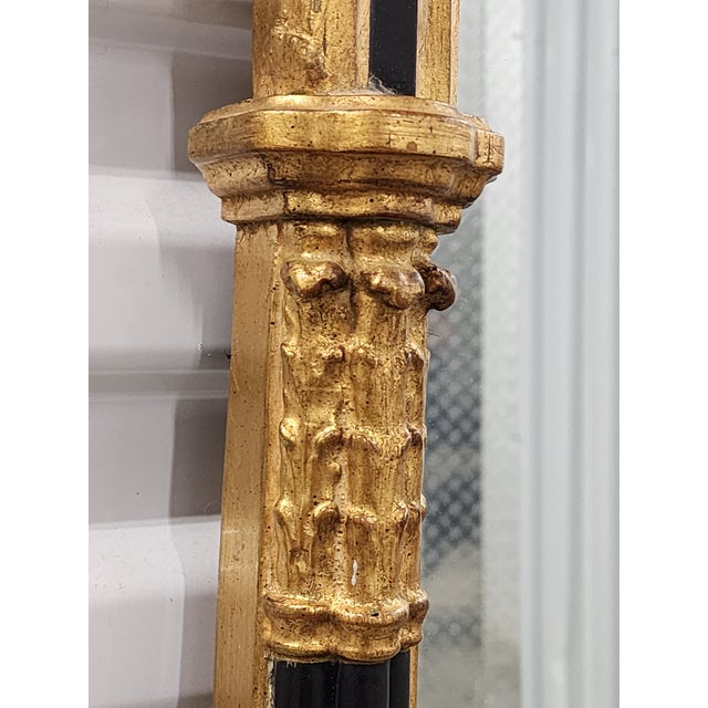 Carver's Guild Gothic Revival Giltwood Mirror For Sale - Image 9 of 12