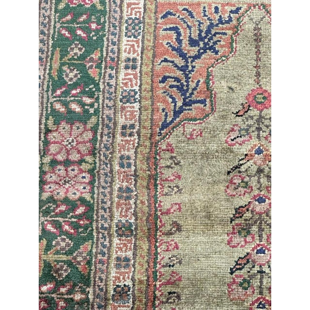 Textile Vintage Turkish Kayseri Silk Rug, 1970s For Sale - Image 7 of 17