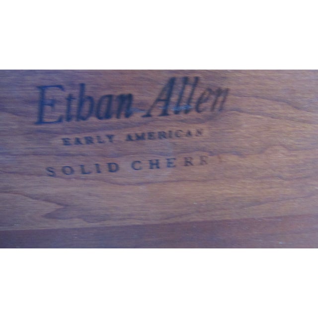 1980s 1980s Ethan Allen Cherry Full Double Poster Bed For Sale - Image 5 of 6