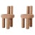 Beige Set of Terracotta Salvador Chairs by Nelson Araujo For Sale - Image 8 of 8