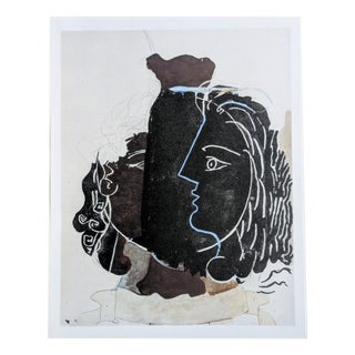 Georges Braque, Profile of a Woman, Limited Edition Phototype, 1962 For Sale