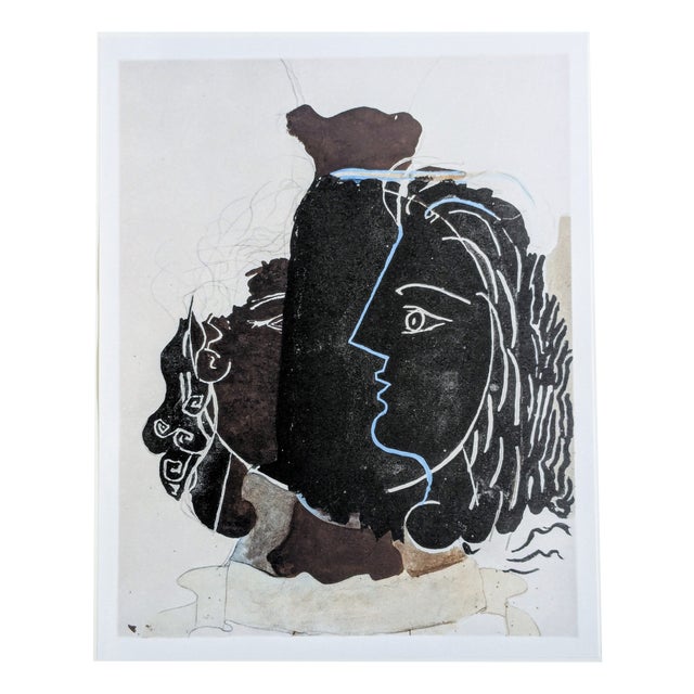 Georges Braque, Profile of a Woman, Limited Edition Phototype, 1962 For Sale