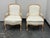 Design Plus Gallery presents a Pair of Vintage Louis XV Style Fauteuil Armchairs by Sofa In. Each chair has a carved wood...