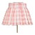 Flamingo Pink Gingham Lamp Shade Cover by Palm Orleans X Alice Palmer For Sale
