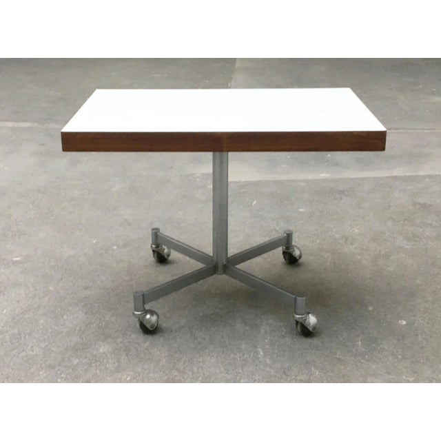 Metal and Wood Side Table from Artifort, 1960s For Sale - Image 17 of 18