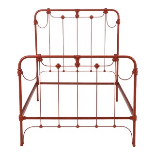 Antique Metal Bed Frame - Late 1800's For Sale