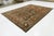 Hand-Knotted Modern Bidjar Style Wool Area Rug – Earthy Charcoal & Terra Cotta For Sale - Image 4 of 10