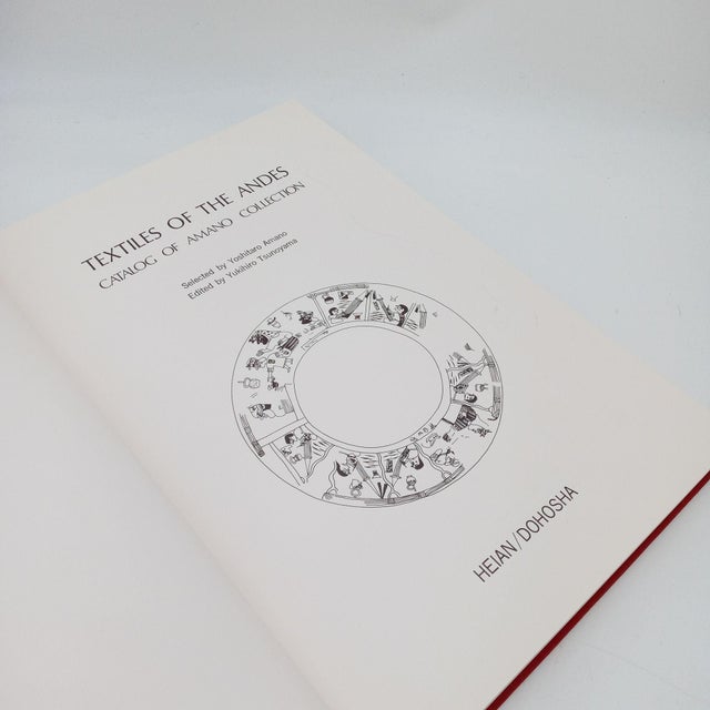 Paper Vintage Textiles of the Andes Catalog of Amano Collection Art Book Slip Case Large For Sale - Image 7 of 12