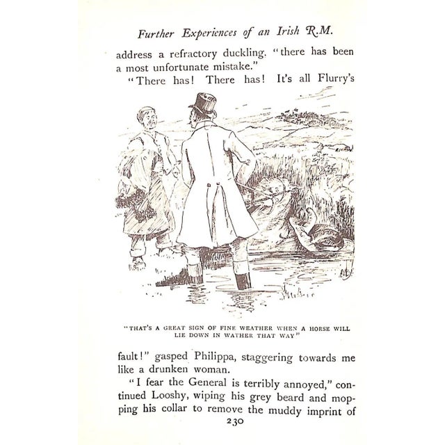 1920s "Further Experiences of an Irish R. M." 1920 Sommerville, E. Oe. And Ross, Martin For Sale - Image 5 of 9