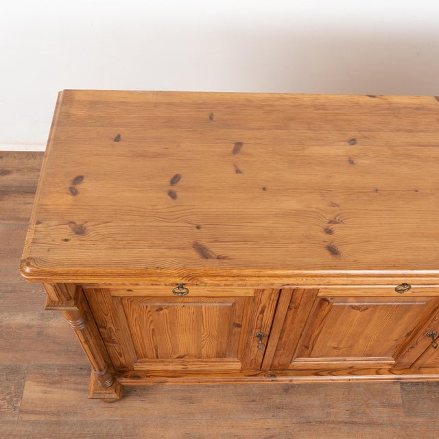 Early 20th Century Early 20th Century Pine Sideboard Buffet, Denmark For Sale - Image 5 of 12