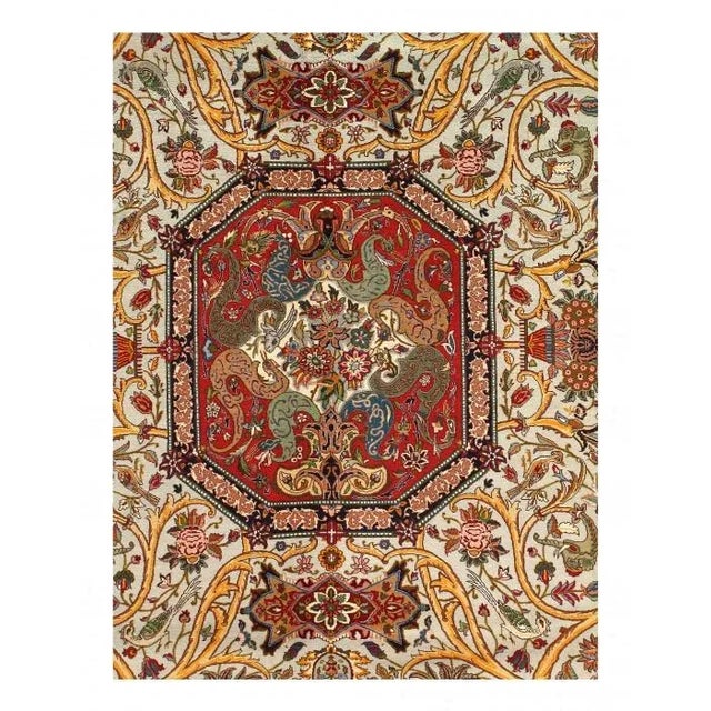 Tabriz Design rugs are distinguished by their excellent weave and by their remarkable adherence to the classical...