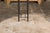 Narrow Side Table with Louis Vuitton Leather Top and Custom Metal Stand For Sale - Image 11 of 11
