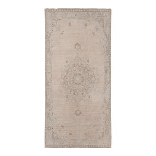 Anatolian Turkish Hand-Knotted Rug 2'6'' X 9'5'' For Sale