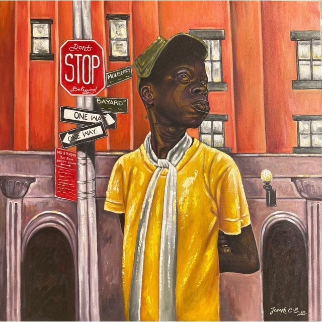 Junction of Hope, Acrylic Painting by Joseph Christian Maxwell For Sale