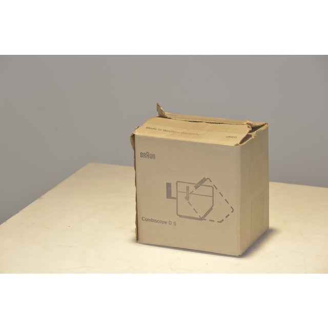 Mid-Century Modern D5 Slide Projector and Spot Light by Dieter Rams for Braun, 1960s For Sale - Image 3 of 13