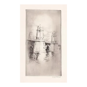 Alexander Blum Boston Bridge Towers on Longfellow Bridge