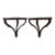 Carved Mahogany Wall Brackets -a Pair For Sale