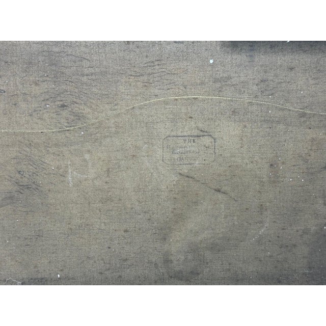 Antique Victorian Marine Oil Painting of the River Tyne, Steam Tug Leaving Newcastle, by John Davison Liddell, c.1890 For Sale - Image 16 of 18