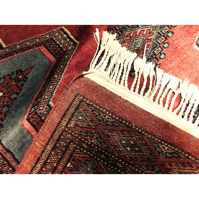 Vintage Handmade Wool Pile Rug. 3'2"x 4'10" For Sale - Image 13 of 13