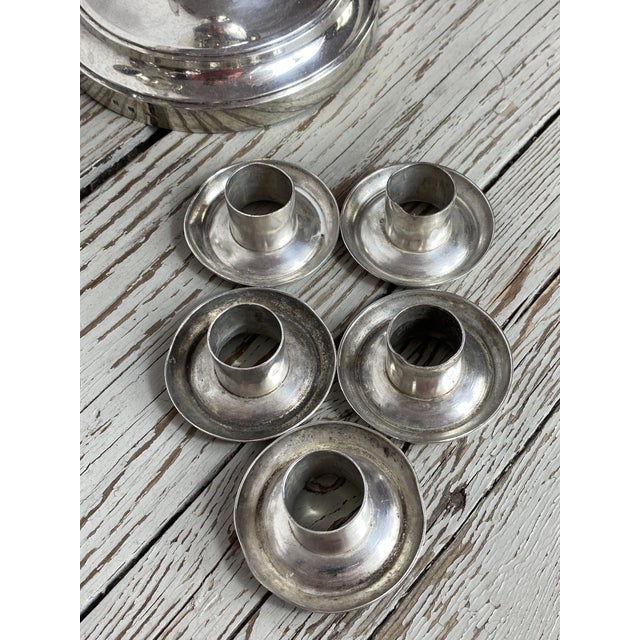 Silver-Plated Metal Candleholder from Christofle, France, 1890s For Sale - Image 13 of 18