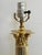 Hollywood Regency 1980s Neoclassical Brass Corinthian Column Table Lamp For Sale - Image 3 of 10
