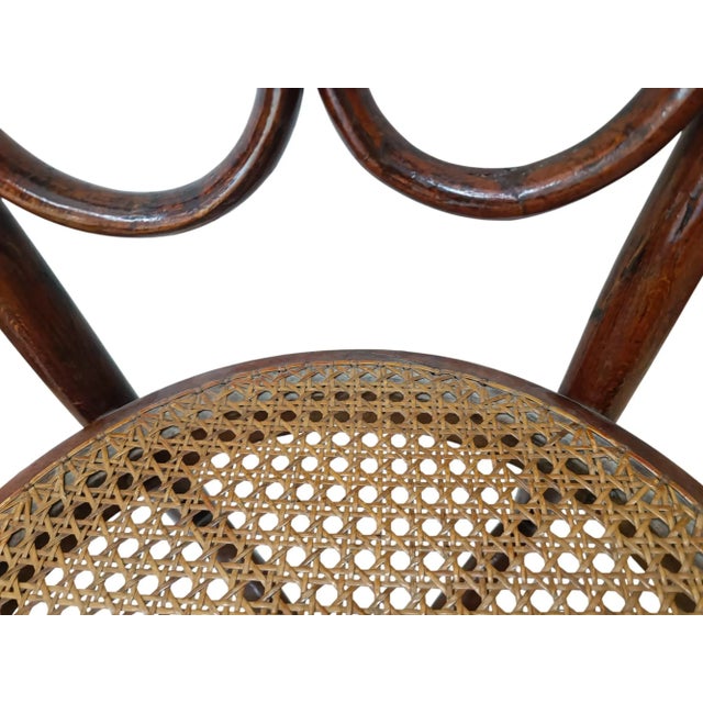 Brown Bentwood Chairs from Feliu Ventura, Spain, 1900s, Set of 2 For Sale - Image 8 of 9