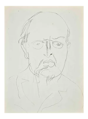 Raoul Dufy, Study for Self-Portrait, Original Lithograph, 1920s