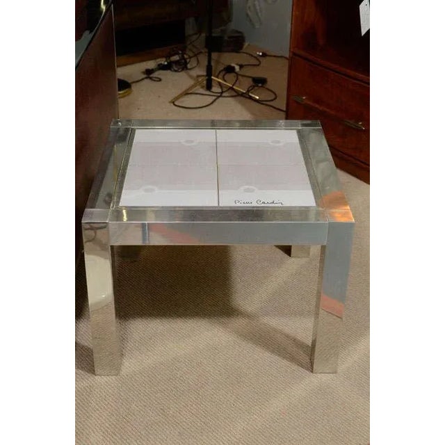 Contemporary Pierre Cardin Ceramic Top Table For Sale - Image 3 of 8