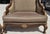 Marge Carson Style French Louis XV Ornate Caved Settees Loveseats Pair For Sale - Image 9 of 18