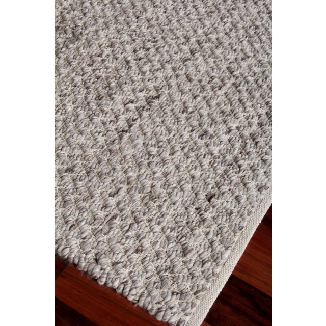 Textile Witten Gray Flatweave Polyester/Cotton Area Rug - 10'x14' For Sale - Image 7 of 8
