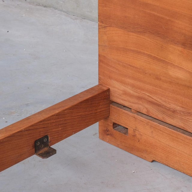 Mid-Century L02A Single Bed in Elm from Pierre Chapo For Sale - Image 5 of 13
