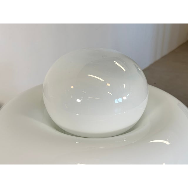 White Electra Ceiling Lamp by Giuliana Gramigna for Artemide, 1960s For Sale - Image 8 of 12