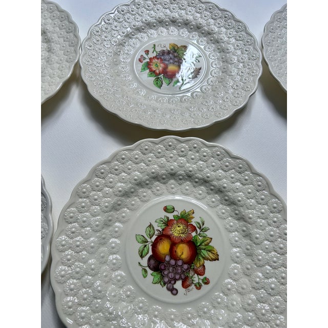 Early 20th Century Early 20th Century Spode England "Alden" Luncheon Plates - Set of 6 For Sale - Image 5 of 17