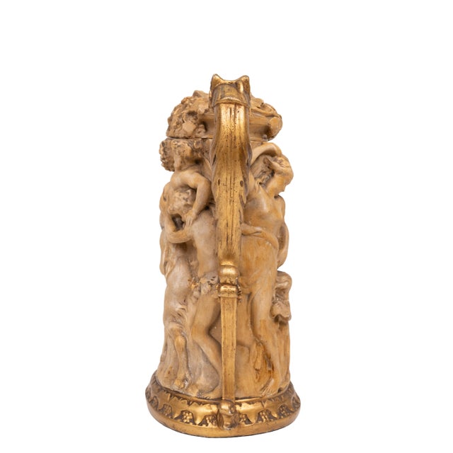 Late 19th Century Antique Tankard the Triumph of Silenus by Gerard Van Opstal Flemish, 1880 For Sale - Image 5 of 15