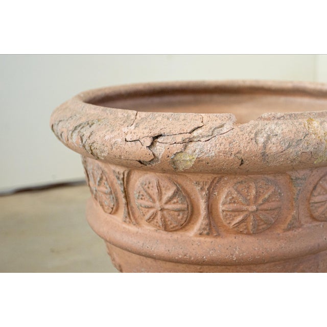 19th Century Pair of Terracotta Planters / Jardinieres For Sale - Image 9 of 9