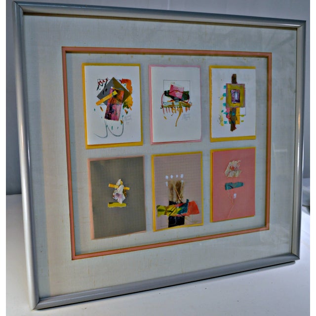 Jeanne Brady Vintage Handcrafted Cards Wall Art For Sale - Image 4 of 7