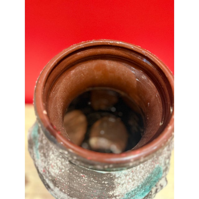 Mid-Century Modern West Germany Mid 20th Century Ceramic Vase For Sale - Image 3 of 4